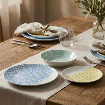 Talíř TOGNANA Happiness 18 ks. - sada porcelánových talířů pro 6 osob