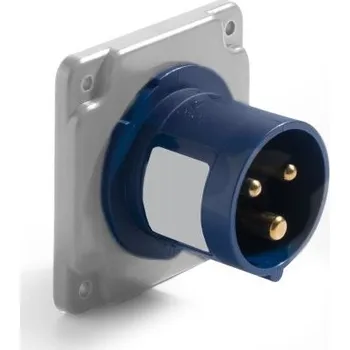 Elektrická zásuvka Panel Plug IP44 6h 2P plus T 16A-220/240V