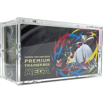 Karetní hra Akrylový box Pokémon Japonský Premium Trainer Box Mega (!Japonský!)