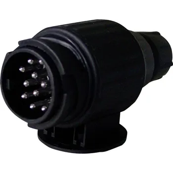 Přívěs k motorovému vozidlu IWH 010208 zástrčka pro zapojení přívěsu [13 pólová zásuvka - 13 pólová zástrčka] plast