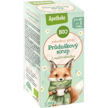 Přírodní produkt Apotheke Pohádkový průduškový sirup 1+ BIO 250g
