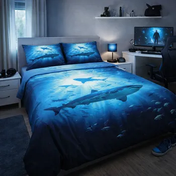 Povlečení 2-dílné ložní povlečení - Hlubiny oceánu