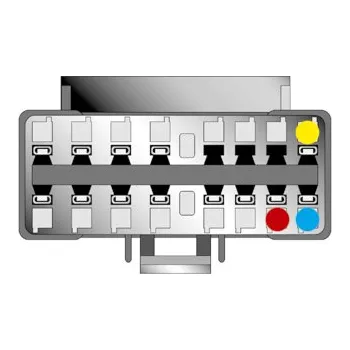 Auto elektroinstalace Kabel pro JVC 16-pin, ISO, PC3-484