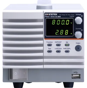 Laboratorní zdroj GW Instek PSW 800-2.88 laboratorní zdroj s nastavitelným napětím, 0 - 800 V/DC, 0 - 2.88 A, 720 W, výstup 1 x, 01SW8H0210GT