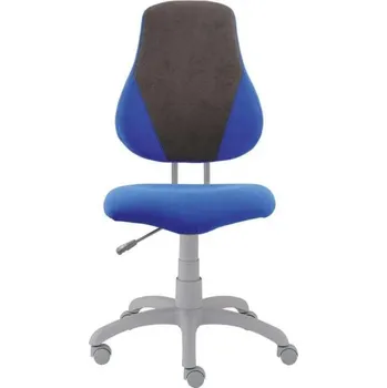 Alba dětská rostoucí židle Fuxo - V-line, modrá / šedá