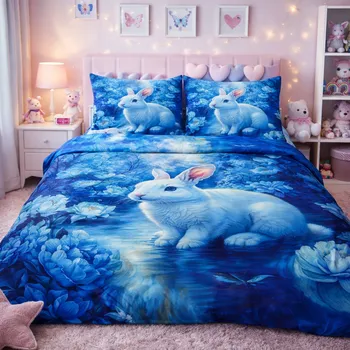 Povlečení 2-dílné ložní povlečení - Noční králíček