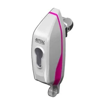 Madlo do koupelny Zamykací rukojeť, Práškové lakování, Odlévaný zinek Šedá Madlo Mini 145.2mm Rittal