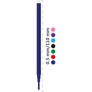 Kancelářské potřeby Náplň do PILOT FRIXION 0,5mm point modrá Typ: 1 ks