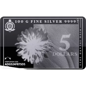 Sběratelství Stříbrná mince ve tvaru slitku 100 g 2023