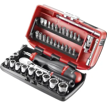 Sada nářadí Facom sada nástrčných klíčů, palcový , 1/4 (6,3 mm), 38dílná, RL.NANO-U1