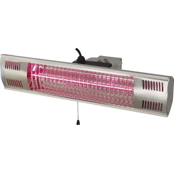 Infrazářič Silva Homeline 510021 infračervený krátkovlnný zářič 1500 W stříbrná (matná)