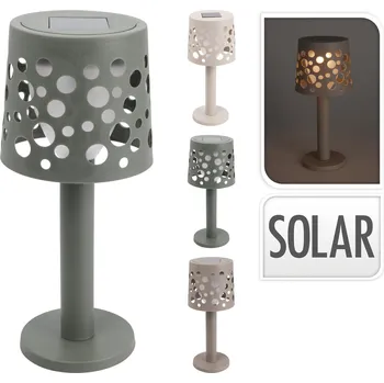 Lampička lampa solární stolní LED pr.stínidla 7,5/9cm v.21cm PH mix barev