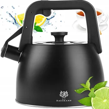 Varná konvice Konvice Karl Hausmann 2,5 l černá, stříbrná, šedá