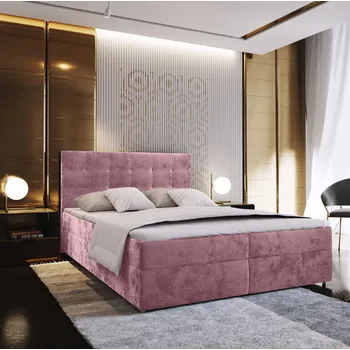 Postel Čalouněná postel boxspring Glorien Velvet 180 x 200 cm