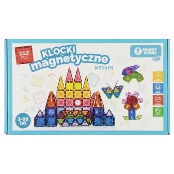 Pexeso Klocki magnetyczne 112el SMILY PLAY SP85302