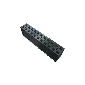 Elektrický konektor Patice PCB, řada: BCS, rozteč: 2.54mm, počet kontaktů: 10, počet řad: 2, Průchozí otvor Samtec