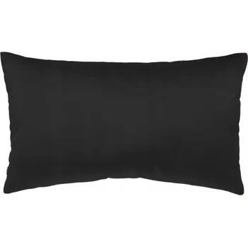 Povlak na polštářek DEKORAČNÍ povlak na polštář velur samet černý černá 50x60