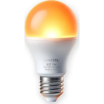 Žárovka Lunesto LED žárovka E27 7W 420lm 1600K oranžová