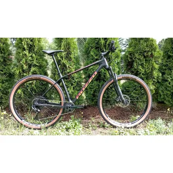 Horské kolo Testovací kolo ROZZO PEAK 15 černý mat/ohnivý gradient Podkarta: 19