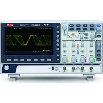 Osciloskop Osciloskop stolní 200MHz, typ displeje: LCD CAN, IIC, LIN, RS232, RS422, RS485, SPI, UART, USB, Evropa, Velká Británie