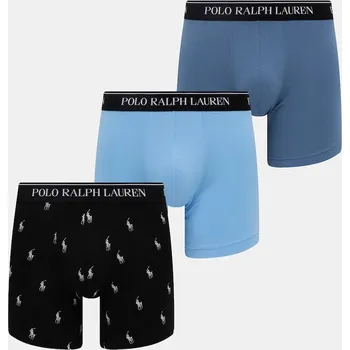 Pánské spodní prádlo Boxerky Polo Ralph Lauren 3-pack 714830300 černá 99X, vel. M