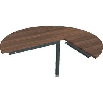 Psací stůl Stůl jednací levý - CP 22 L N - OŘECH , ČERNÁ Ral 9005