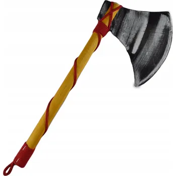 Sekera DŘEVĚNÁ VIKINGSKÁ SEKERA KOSTÝM RYTIŘSKÁ SEKERA ZE DŘEVA RYTIŘ