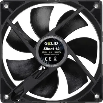 PC ventilátor Gelid FN-PX12-11 PC větrák s krytem černá (š x v x h) 120 x 120 x 25 mm
