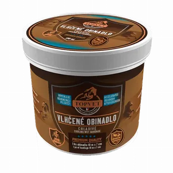 Kosmetika pro koně GREEN IDEA Topvet vlhčené obinadlo chladivé 10 m x 7 cm