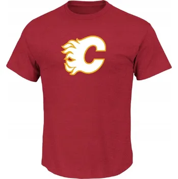 Pánské oblečení Pánské tričko Calgary Flames NHL Tek Patch