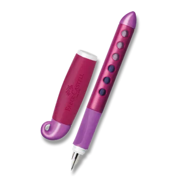 Kancelář Bombičkové pero Faber-Castell Scribolino, pro praváky - malinové