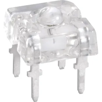 Polovodič Vishay TLWY7600 LED s vývody žlutá hranatý 7.6 x 7.6 mm 30 ° 70 mA 2.1 V