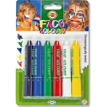 Kresba Pastelky na malování na obličej Koh-I-Noor 6 ks