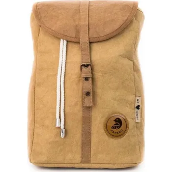 Městský batoh Papero Bags papírový ruksak Owl hnědý 13l