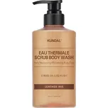 Kundal Eau Thermale Scrub Body Wash Leather Iris 500 ml