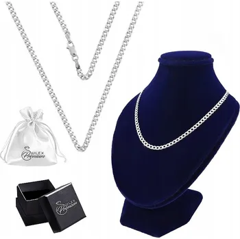 Řetízek Stříbrný řetízek ryzost 925 Vazba „pancr“ Diamantovaný | 45 cm x 4.5 mm