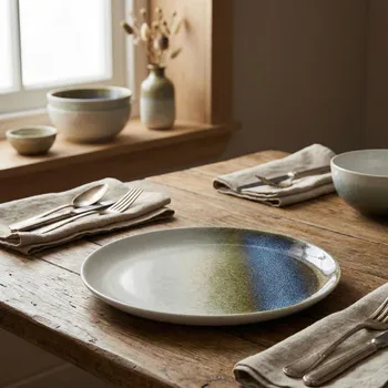 Talíř TOGNANA Fontebasso Sahara 21 cm - porcelánový dezertní talíř