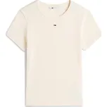 Tommy Jeans Tričko ESSENTIAL béžová