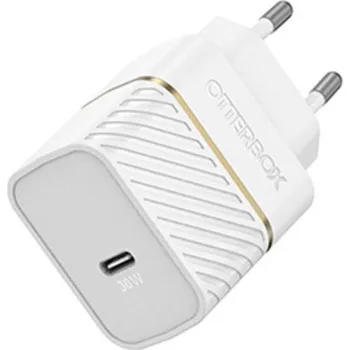 Mobilní telefon Otterbox EU Wall Charger 30W GaN USB nabíječka, 1x USB-C®, 30 W, bílá