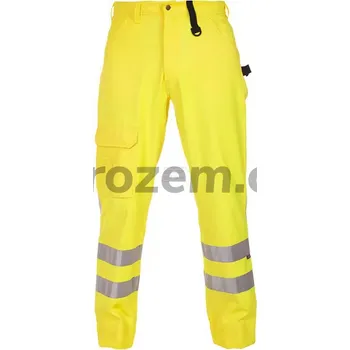 montérky Letní kalhoty Auxerre, žlutá, vel. 58, ISO 20471 1