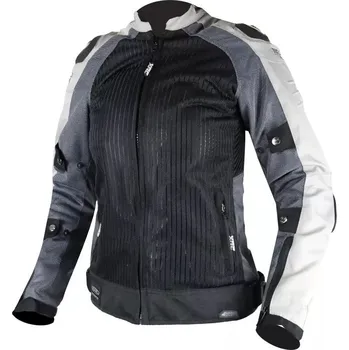 Moto bunda Dámská bunda na moto Xrc Haderg Air 2.0 fluo/grey - S / černá
