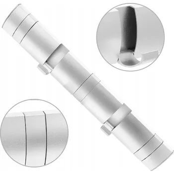 Věšák HACZYKI SKŁADANE 5 STŘÍBRNÝ HLINÍK 40X6 CM SCHOVANÉ DO PŘEDSÍNĚ