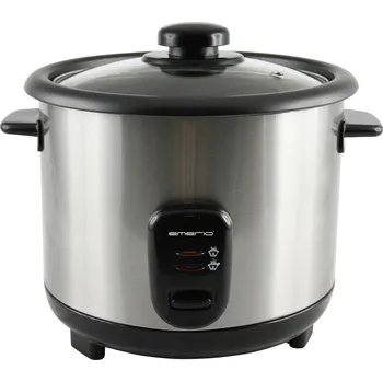 Rýžovar EMERIO RCE-110118 vařič rýže nerezová ocel, černá