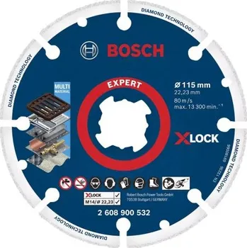 Řezný kotouč X-LOCK Diamond Metal Cutting 115x22.23mm