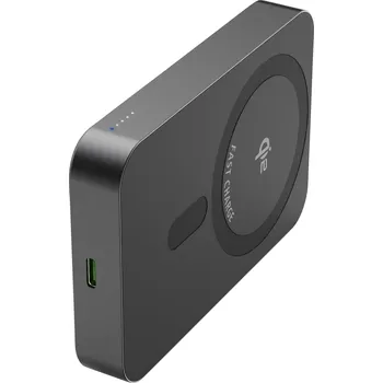 Powerbanka Hama Qi2 Wireless Power Pack, 10000mAh, induktiv Laden, Anthrazit powerbanka 10000 mAh, Rychlé nabíjení, USB-C®, antracitová