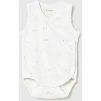 Bavlněné kojenecké body Mayoral Newborn 1712.1B.Newborn.PPY2 béžová 01X, vel. 60