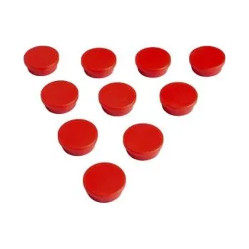 Kancelářský nábytek Magnety pro bílé tabule RM765/R, Červená barva Černá, Modrá, Zelená, Oranžová, Červená, Bílá, Žlutá 300g Eclipse