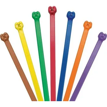 Organizace kabelů Kabelové vázací pásky Nedá se uvolnit BT2S-M4Y 203mm 4,7 mm Žlutá Nylon Panduit