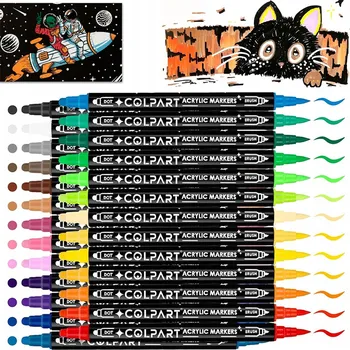 FIXY PRO DOSPĚLÉ I DĚTI, 26 KS AKRYLOVÉ FIXY PRO MALOVÁNÍ