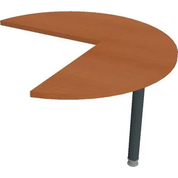 Psací stůl Stůl jednací pravý - CP 21 P - TŘEŠEŇ , ČERNÁ Ral 9005